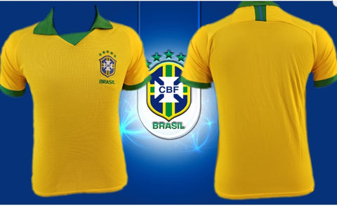 Brazil National Team Yellow Amarillo Home Jersey Men Regular Fit 2019
