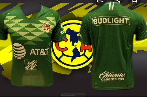 New Club America Verde Green Jersey Men Regular Fit 2019-2020