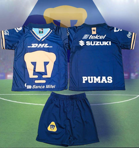 Pumas Blue Azul Home Kids Kit 2019-2020