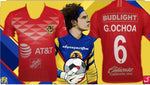 New Club America Red Roja Jersey Ochoa Men Regular Fit 2019-2020