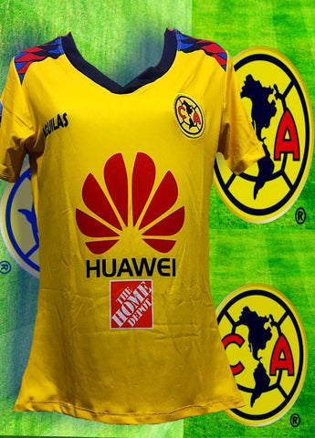 Woman America Home Amarillo Yellow Jersey Regular Fit