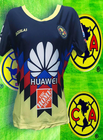 Woman America Home Azul Blue Jersey Regular Fit