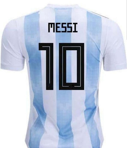 Argentina Home Messi Regular FIt Jersey Messi World Cup