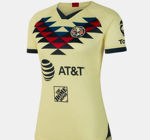New Club America Woman Amarilla Yellow Jersey 2019