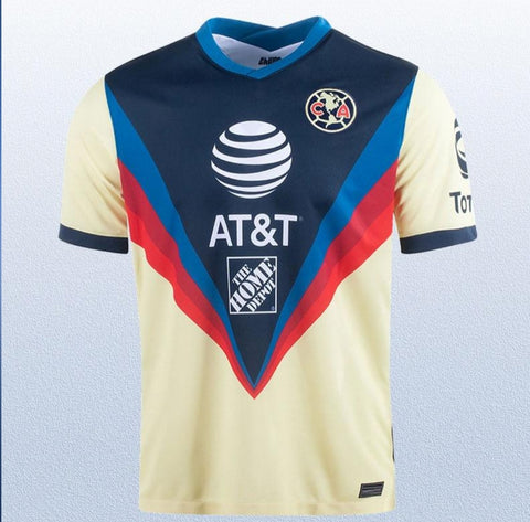 New Club America Yellow Amarilla Jersey Men Regular Fit 2021