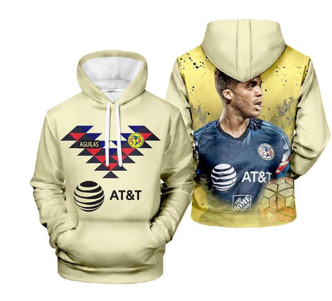 New Club America Amarilla Yellow Premium Hoodie 2019-2020