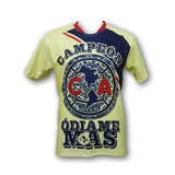 Club America Aguilas "Campeon Odiame Mas" Men's New Yellow Jersey Regular Fit