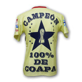 Club America Aguilas "Campeon Odiame Mas" Men's New Yellow Jersey Regular Fit